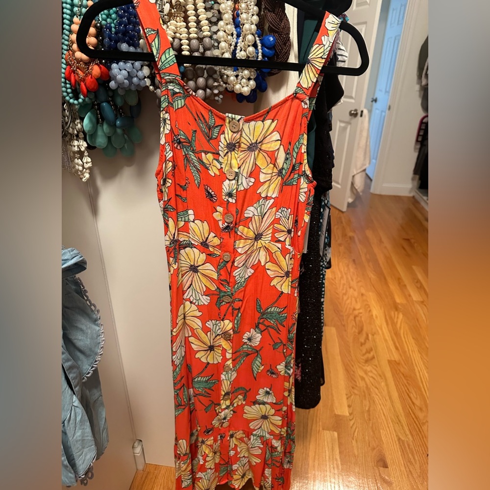 Lara strap floral dress size medium